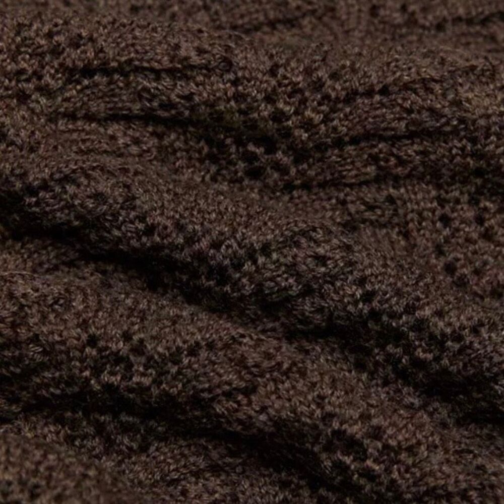 Aritzia Wilfred Arbor Merino Wool Sweater Womens Small Rich Mocha Brown - Picture 4 of 12